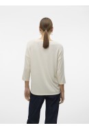 Bluza Dama Vero Moda Vmbrianna 3/4 V-Neck Birch
