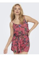 Women Jumpsuit Only Onlnova Life Meyer Mineral Red/Bright Tro