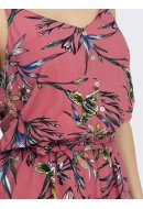 Women Jumpsuit Only Onlnova Life Meyer Mineral Red/Bright Tro