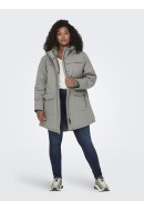 Geaca Dama Only Carmakoma Carmaastricht Softshell Parka Steeple Gray