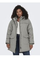 Geaca Dama Only Carmakoma Carmaastricht Softshell Parka Steeple Gray