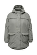 Geaca Dama Only Carmakoma Carmaastricht Softshell Parka Steeple Gray