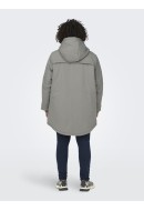 Geaca Dama Only Carmakoma Carmaastricht Softshell Parka Steeple Gray