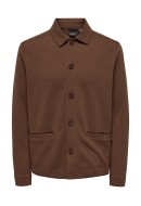 Camasa Barbati Only&Sons Onsdozer Workwear Jersey Brunette