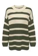 Women Sweater Jdyjusty Runa Long Eggnog/Kalamata