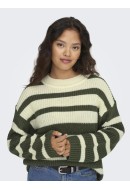 Women Sweater Jdyjusty Runa Long Eggnog/Kalamata