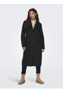 Women Coat Jacqueline De Young Jdytennessee Leo Long Black