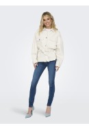 Women Jacket Only Onlheath Dnm Ecru