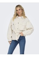 Women Jacket Only Onlheath Dnm Ecru