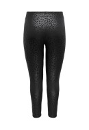 Women Leggings Only Carmakoma Carnew Sanira Coated Black Leo
