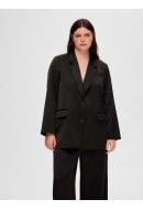 Sacou Dama Selected Slftasja Relaxed Black