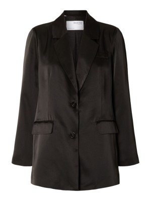 Sacou Dama Selected Slftasja Relaxed Black