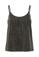 Women Top Vero Moda Vmelma Singlet Black Stripes Lurex