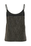 Women Top Vero Moda Vmelma Singlet Black Stripes Lurex