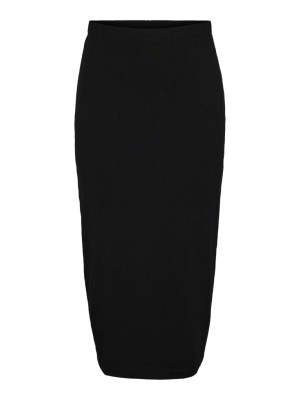 Fusta Pieces Pcmonica Hw Midi Slit Black