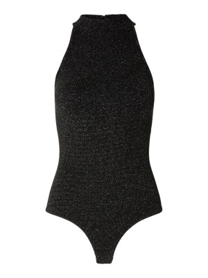Body Dama Selected Slfkimma Halterneck Black