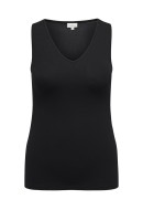 Women Top Only Carmakoma Cartilde Rib Black