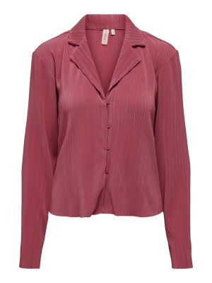 Camasa Dama Only Onllea Emily V-Neck Plisse Rapture Rose
