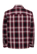 Men Shirt Only&Sons Onssnake Check 2Pkt Winetasting