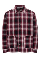 Men Shirt Only&Sons Onssnake Check 2Pkt Winetasting