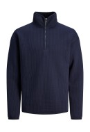 Bluza Barbati Jack&Jones Jcocontour Quilt High Neck Navy Blazer