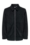 Men Shirt Only&Sons Onsraylon Zip Cord Black