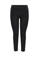 Women Pants Only Carmakoma Carblush-Vada Shine Stripe Black Stripes