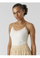 Maieu Dama Vero Moda Vmtippi Singlet Bright White