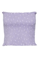 Maieu Dama Pieces Pcmira Short Bandau Smock Lavander White Flower
