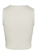 Maieu Dama Pieces Pcmiggi Crop Cloud Dancer