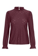 Bluza Dama Jacqueline De Young Jdycathinka Highneck Windsor Wine