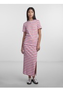 Tricou Dama Pieces Pcjay Jay Cloud Dancer Stripes Hot Coral Lavander Sugar Plum