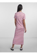 Tricou Dama Pieces Pcjay Jay Cloud Dancer Stripes Hot Coral Lavander Sugar Plum
