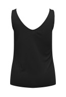 Women Top Only Carmakoma Carmansa Rib Black