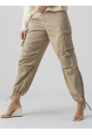 Pantaloni Dama Vero Moda Vmcallymr Wide Cargo Silver Mink