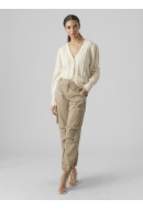 Pantaloni Dama Vero Moda Vmcallymr Wide Cargo Silver Mink