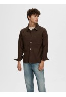 Men Shirt Selected Slhjake 3400 Colored Demitase