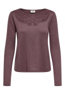 Pulover Dama Jacqueline De Young Jdytonsy Lace Rose Taupe