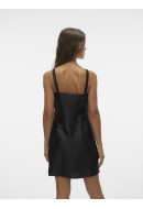 Dress Vero Moda Vmmathilde Short Satin Black