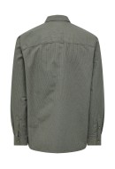 Men Shirt Only&Sons Onssimon 2Pkt Check Rlx Dusty Olive