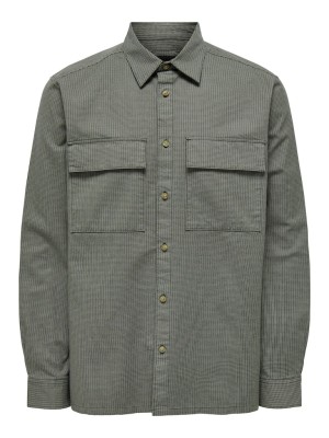 Camasa Barbati Only&Sons Onssimon 2Pkt Check Rlx Dusty Olive
