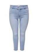 Blugi Dama Only Carmakoma Carcarmen Rg Sk Detail La Dnm Tai8 Light Blue Denim