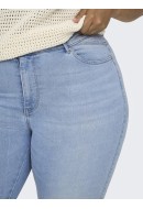 Blugi Dama Only Carmakoma Carcarmen Rg Sk Detail La Dnm Tai8 Light Blue Denim