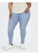 Blugi Dama Only Carmakoma Carcarmen Rg Sk Detail La Dnm Tai8 Light Blue Denim