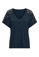 Bluza Dama Only Onlmoster V-Neck Lace DreBules