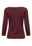 Bluza Dama Only Onlfifi 3/4 Boatneck Jrs Chocolate Torte