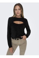 Women Sweater Onlpiumo O-Neck Black