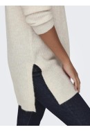 Women Sweater Jdyingeborg Ada Life Long White Melange