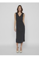 Rochie Vila Vimodala V-Neck Midi Black