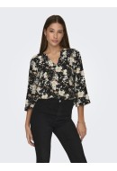 Bluza Dama Jdy Jdypiper 3/4 V-Neck Phantom